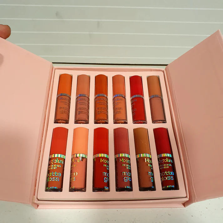 Mocmallure Matte Gloss Set x12