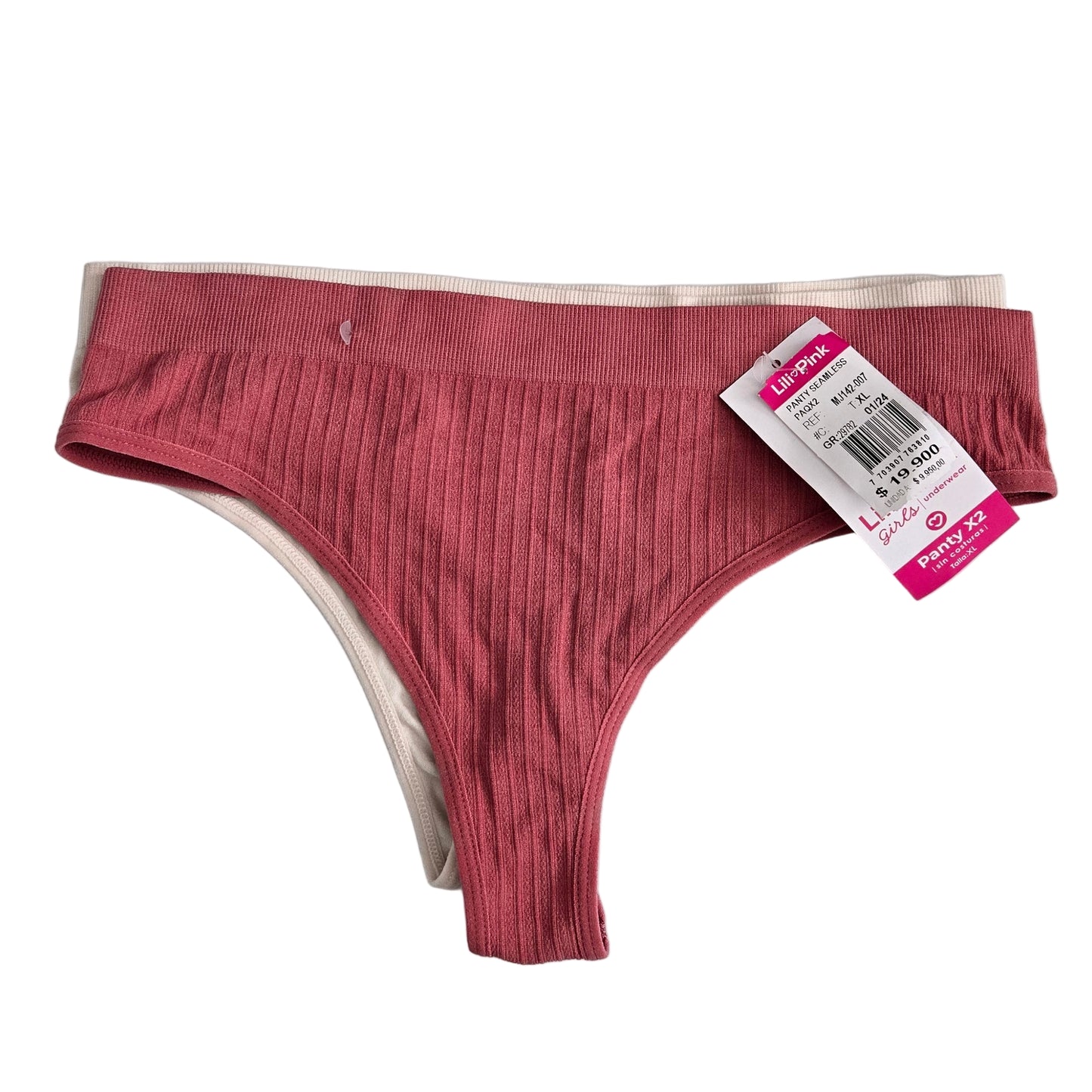 Panty Algodón LiliPink Tipo Brasilera Pack x2