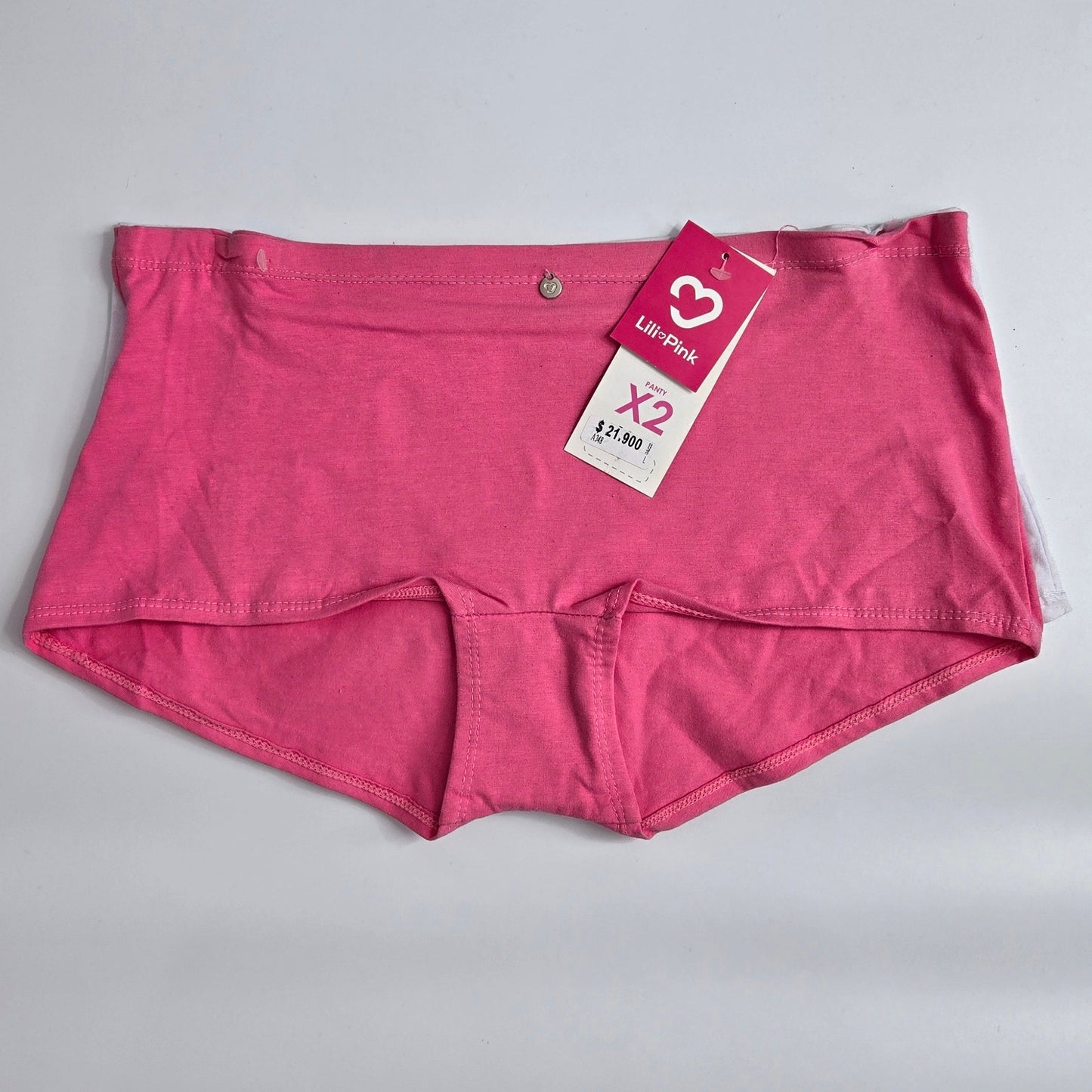 Panty Algodón LiliPink Tipo Hipster Pack x2