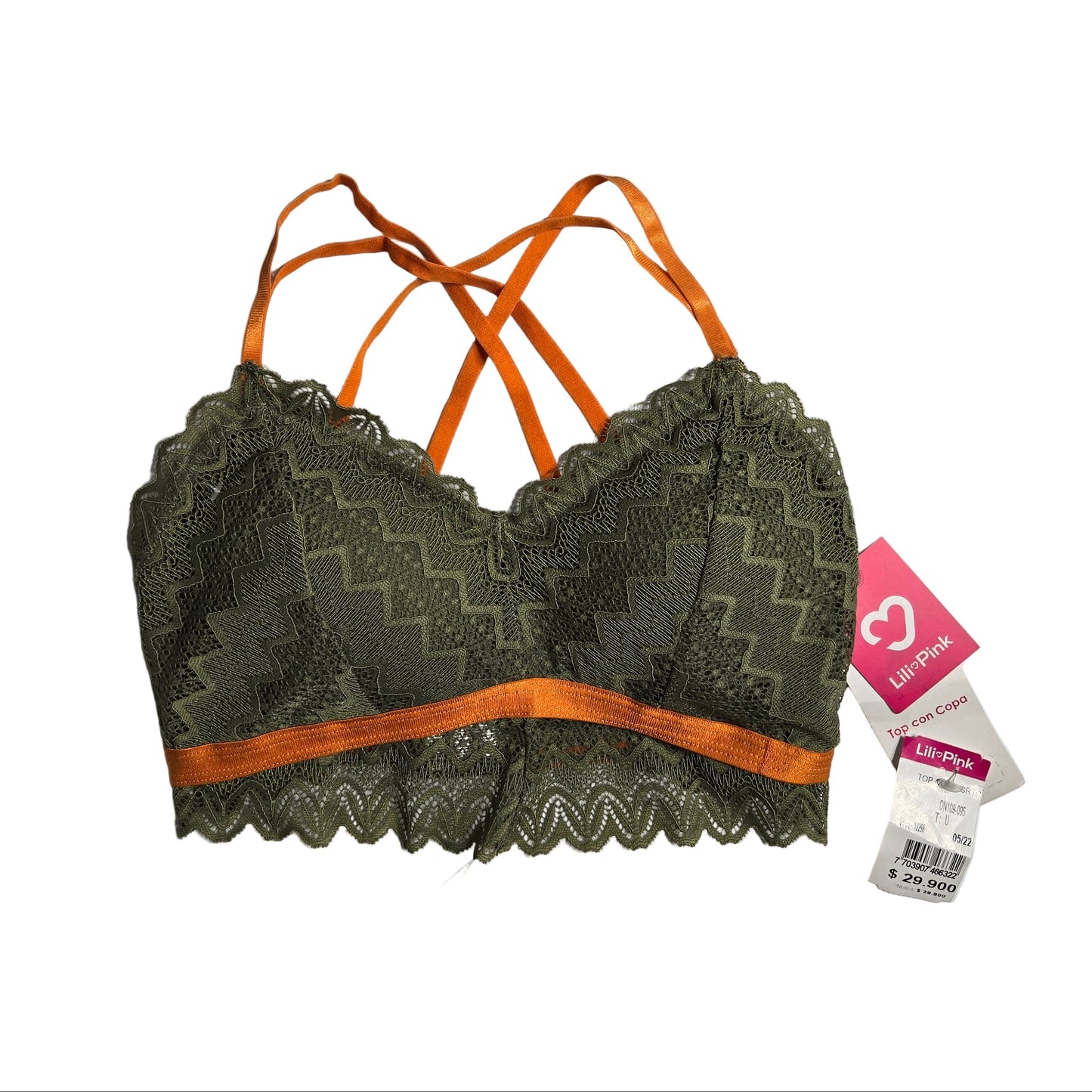 Top En Encaje LiliPink Con Copa
