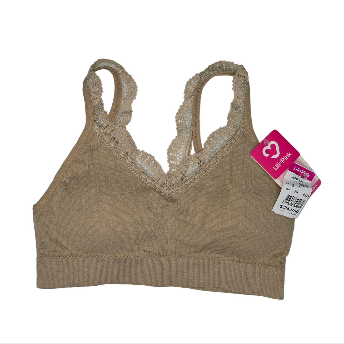 Top Seamless LiliPink Con Copa