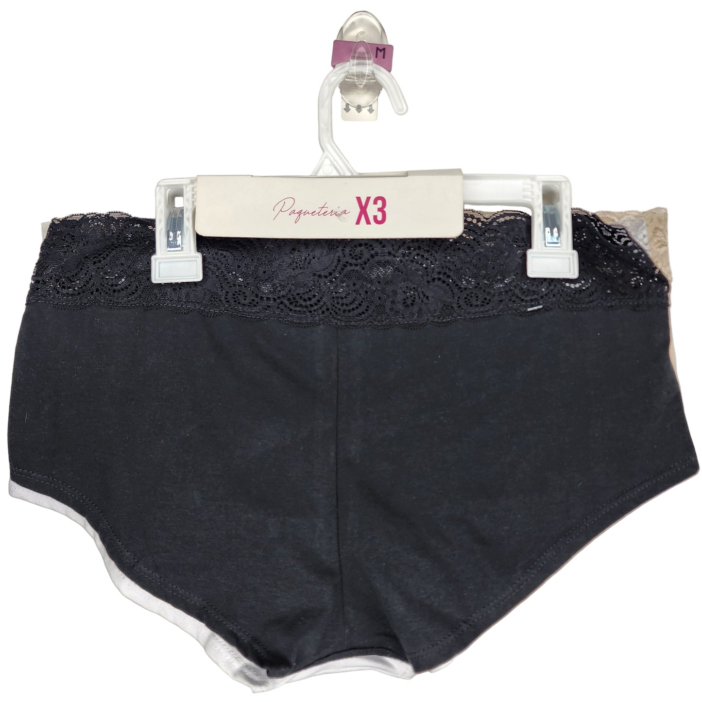 Panty Algodón LiliPink Tipo Cachetero Pack x3