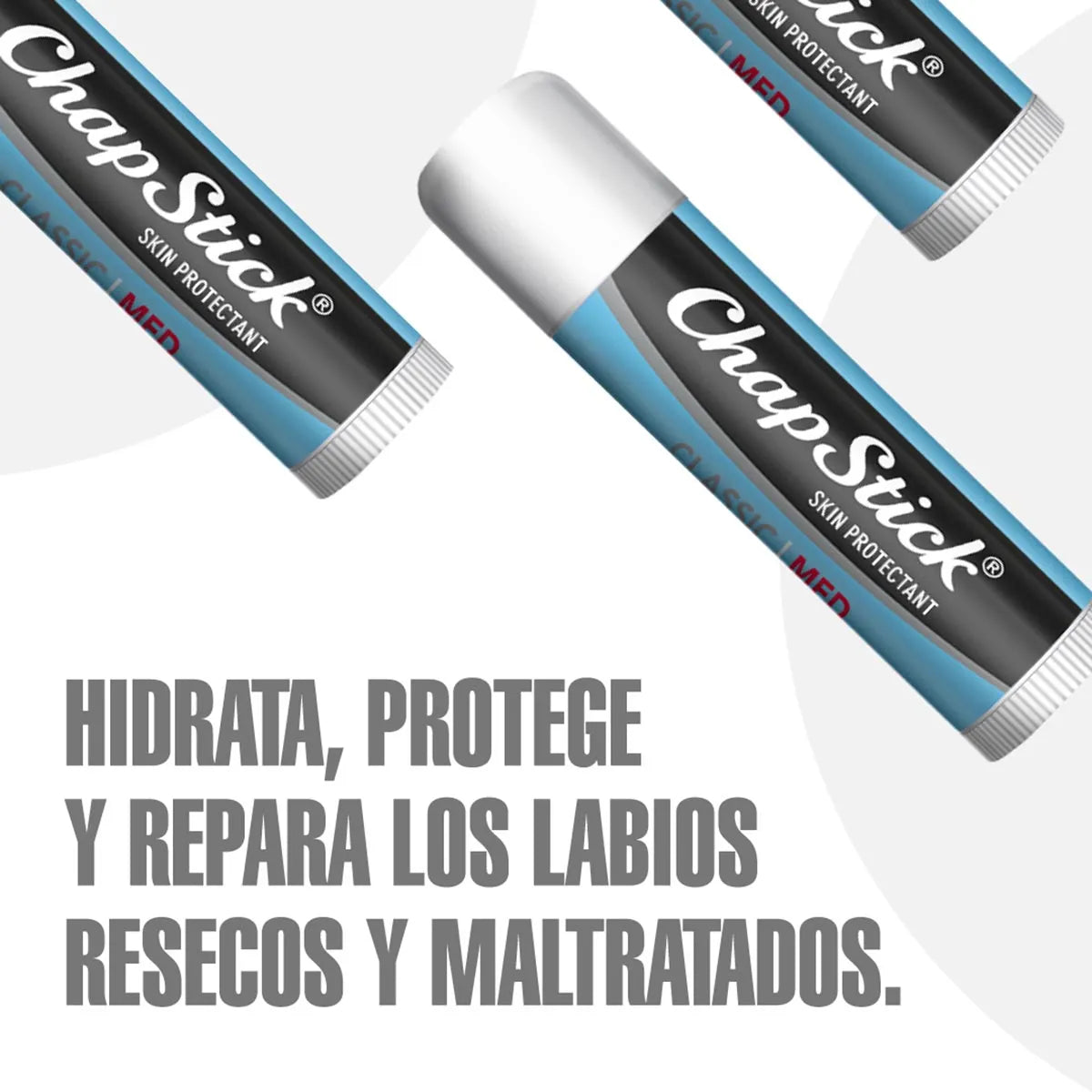 Caja Protector Labial Chapstick Medicado x12