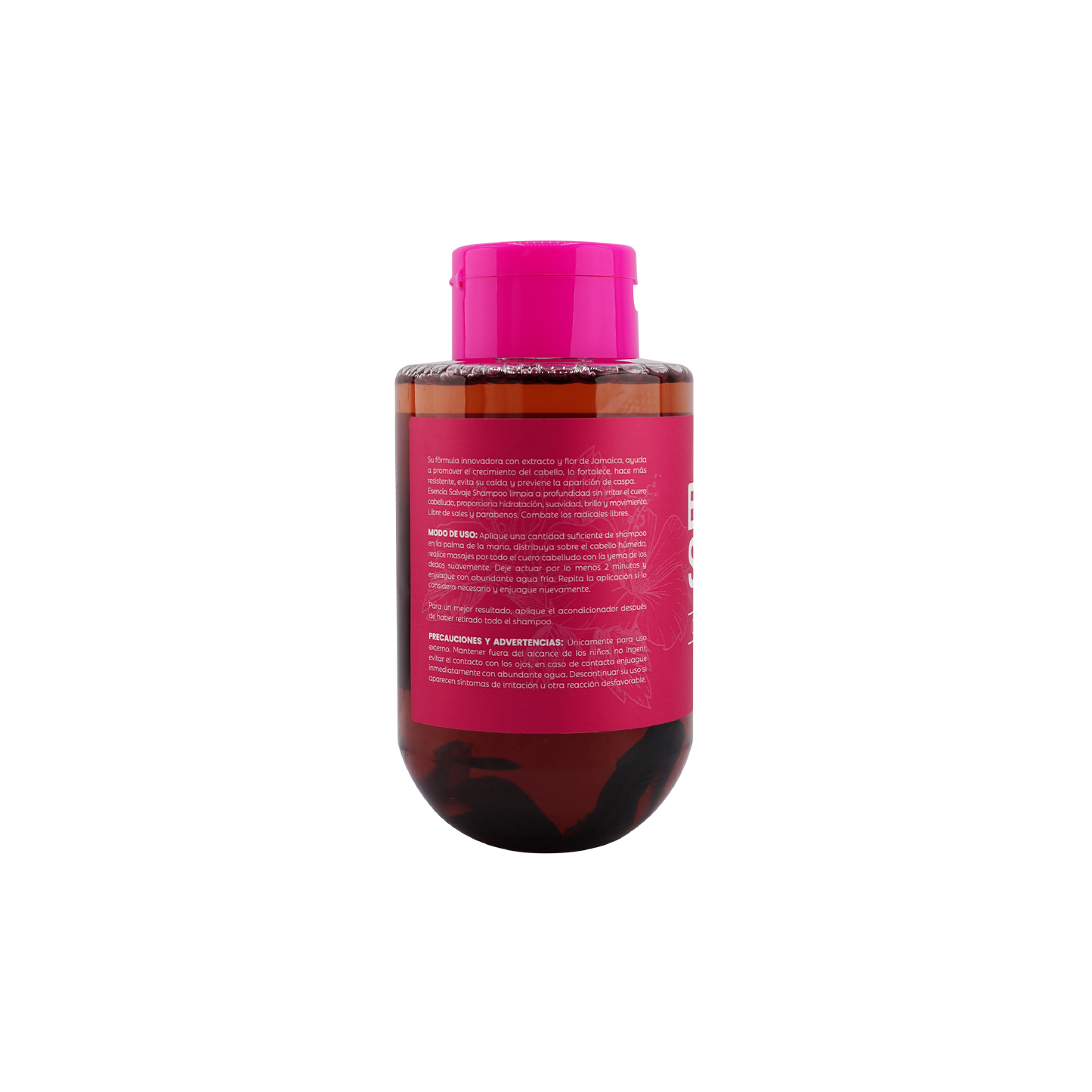 Champú con Flor de Jamaica 500ml Esencia Salvaje