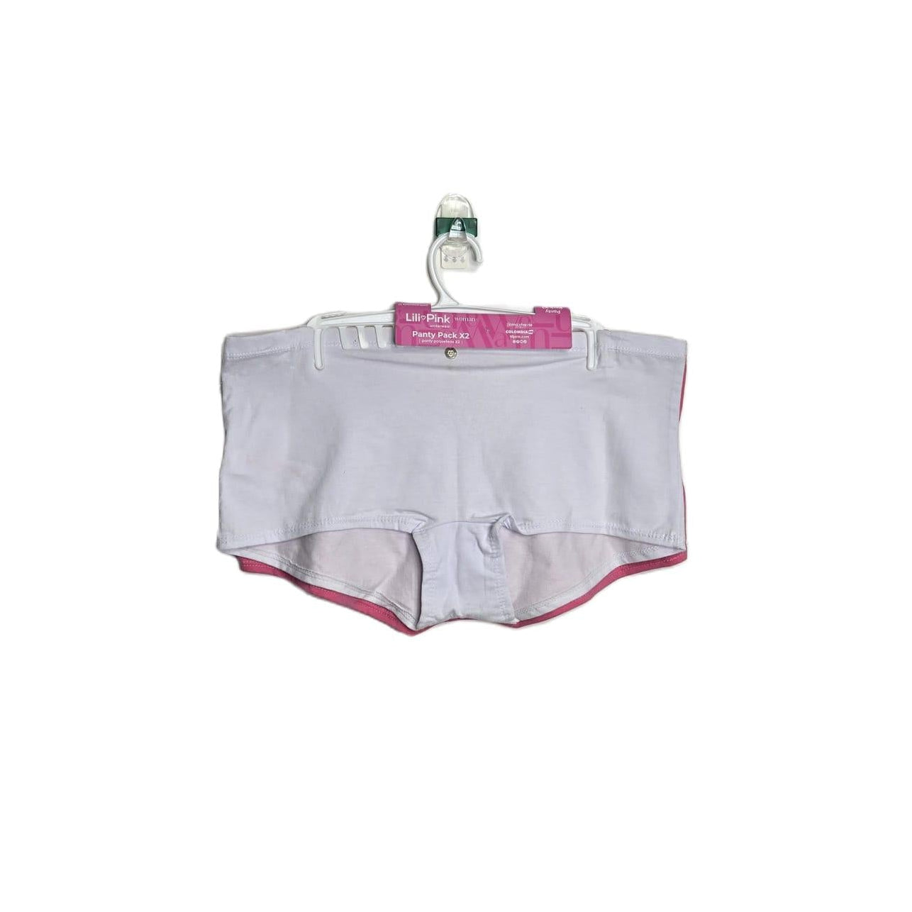 Panty Algodón LiliPink Tipo Hipster Pack x2