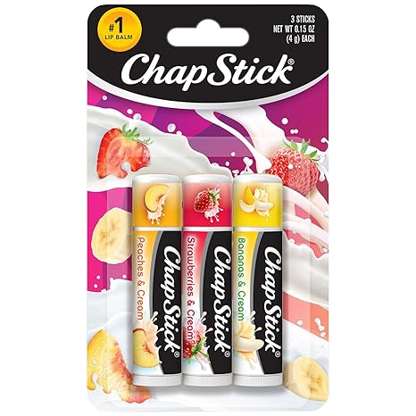 Chapstick Bálsamo Labial Fruit X3  0.15oz