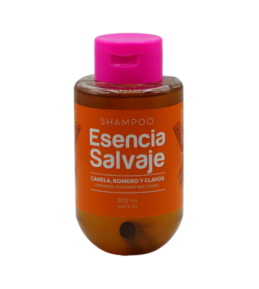 Champú Romero Canela Y Clavos 500ml Esencia Salvaje
