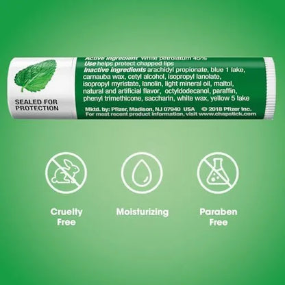 Chapstick Spearmint Labial, Caja x12 Unidades