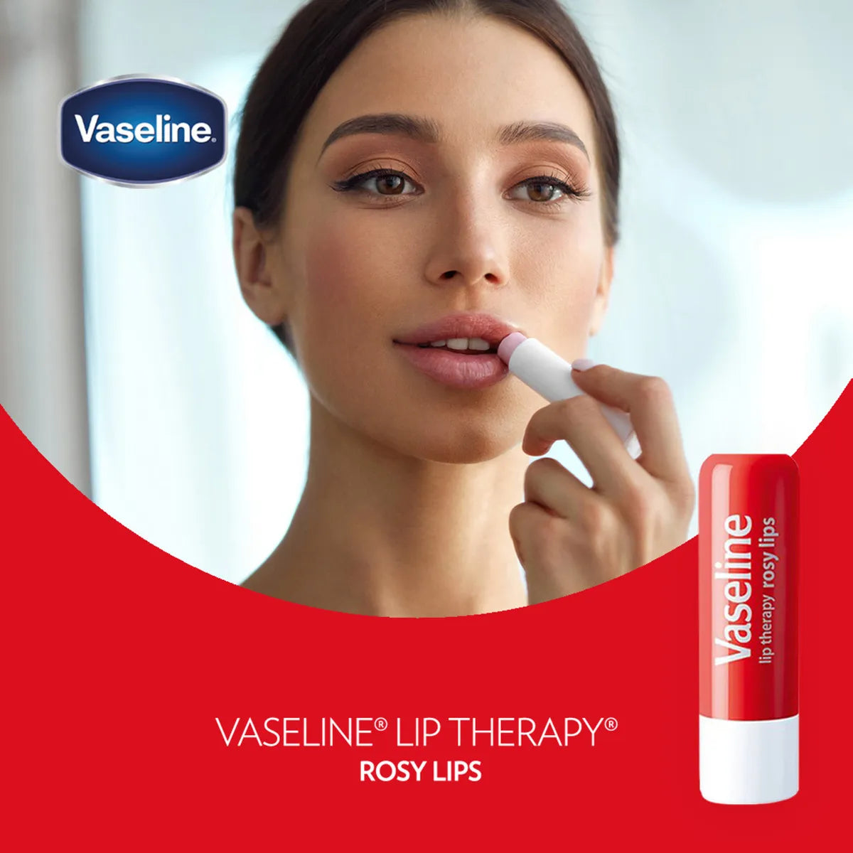 Vaseline Bálsamo Lip Therapy Rosy Caja x 12 Unidades