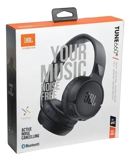 Audífonos Jbl Tune 660nc Lifestyle Cancelación Ruido Negro