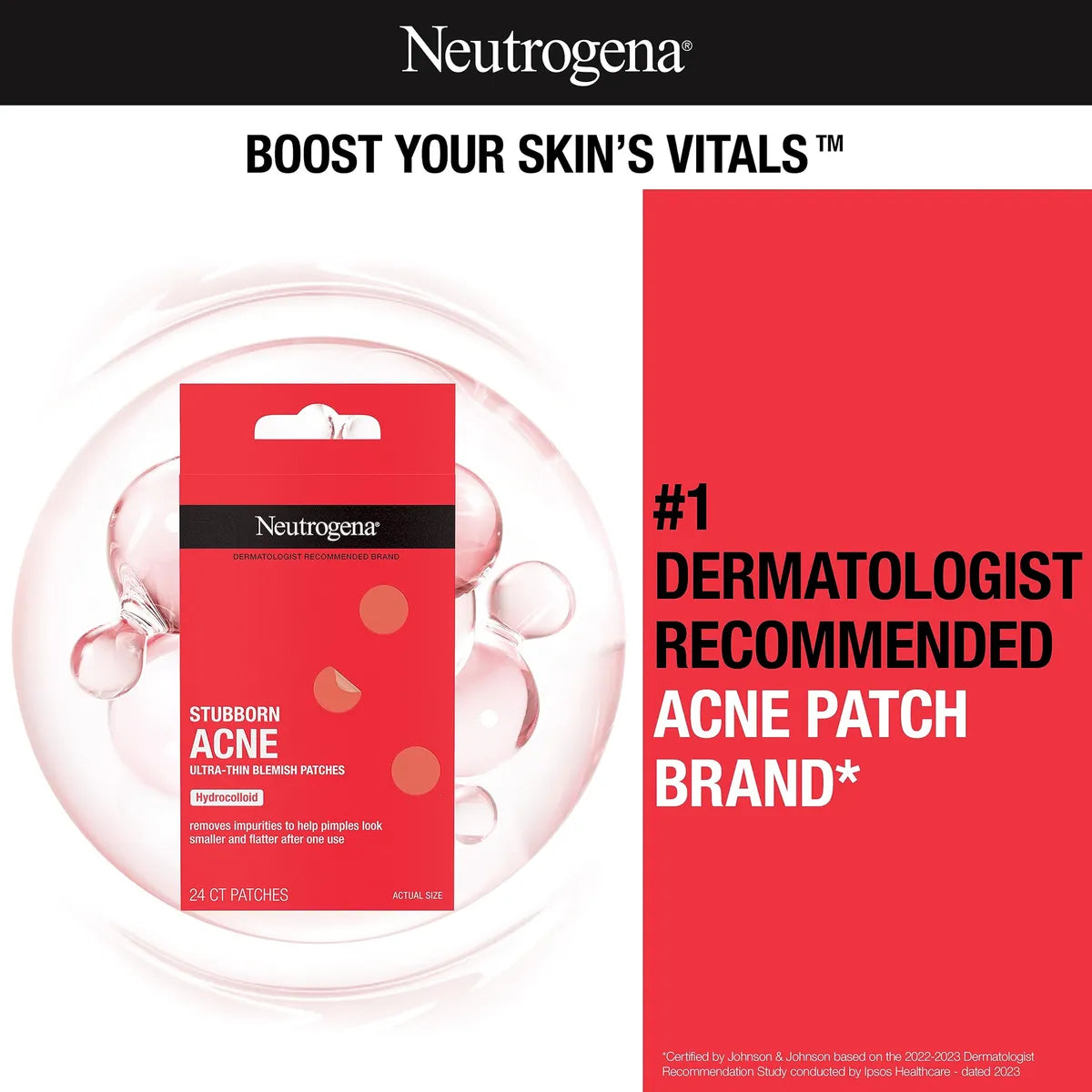 Parches Para Acné Y Espinillas Neutrogena Stubborn Acne Ultra-Thin Blemish Patches
