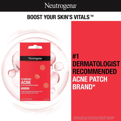 Parches Para Acné Y Espinillas Neutrogena Stubborn Acne Ultra-Thin Blemish Patches
