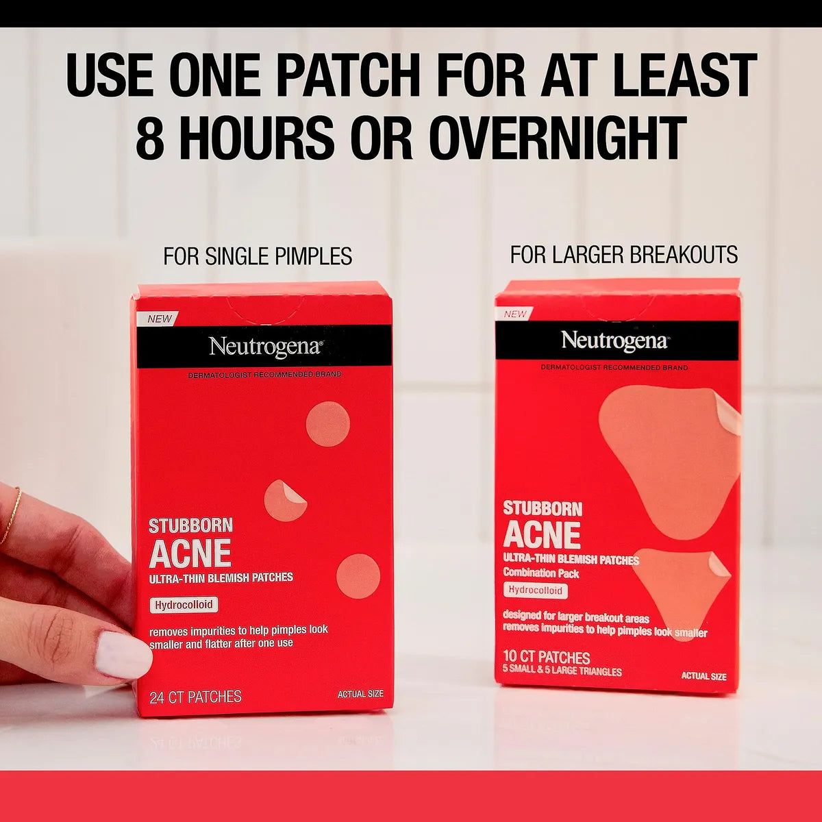 Parches Para Acné Y Espinillas Neutrogena Stubborn Acne Ultra-Thin Blemish Patches