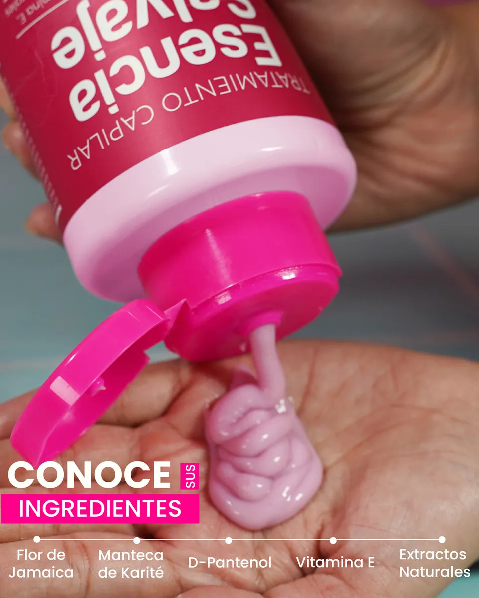 Tratamiento Flor De Jamaica 500ml Esencia Salvaje