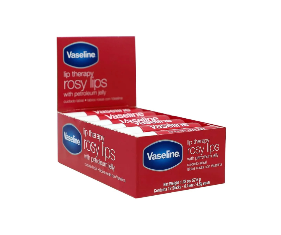 Vaseline Bálsamo Lip Therapy Rosy Caja x 12 Unidades