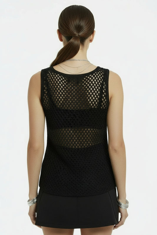 Blusa Malla Negra ELA